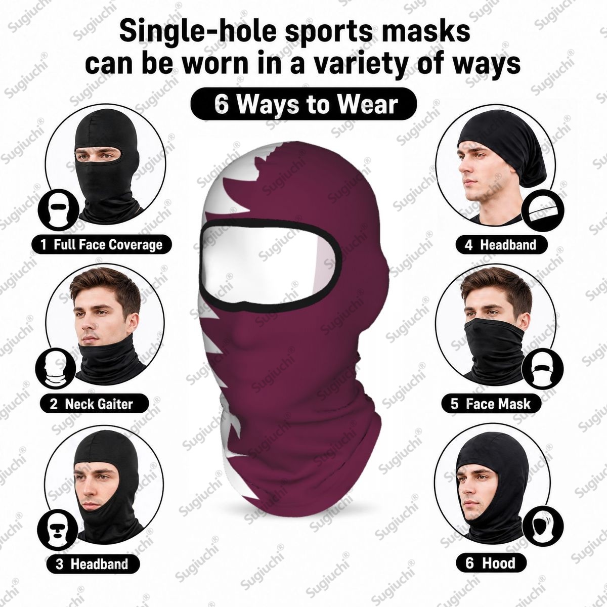 غطاء وجه كامل للدراجات في قطر، - مراجعة Men'S Fashion Qatar وسعره