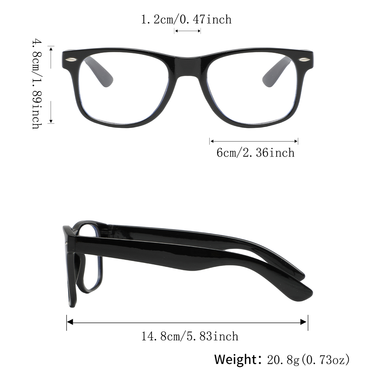 4 أزواج من النظارات الرجالية ا - مراجعة Men'S Fashion Non Prescription Glasses وسعره