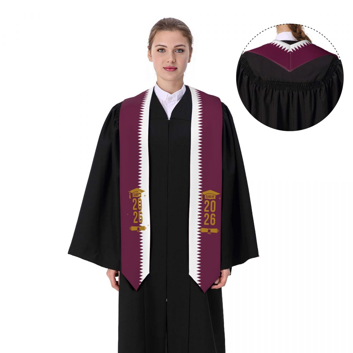 وشاح تخرج بعلم قطر لدفعة 2026  - مراجعة Men'S Fashion Qatar وسعره