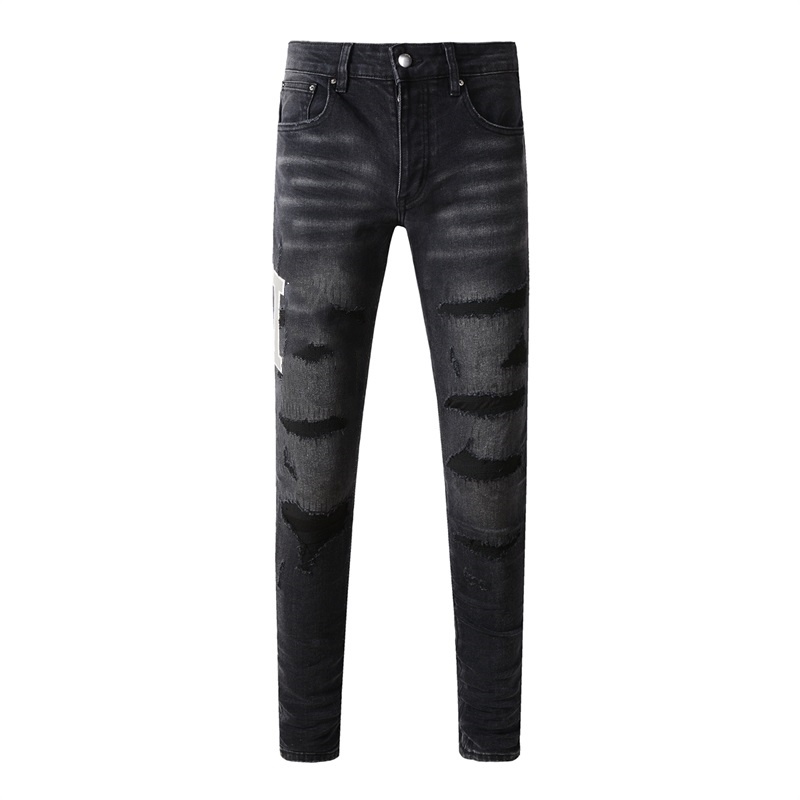 جينز رجالي فاخر من ماركات أمري - مراجعة Skinny Jeans Ripped وسعره
