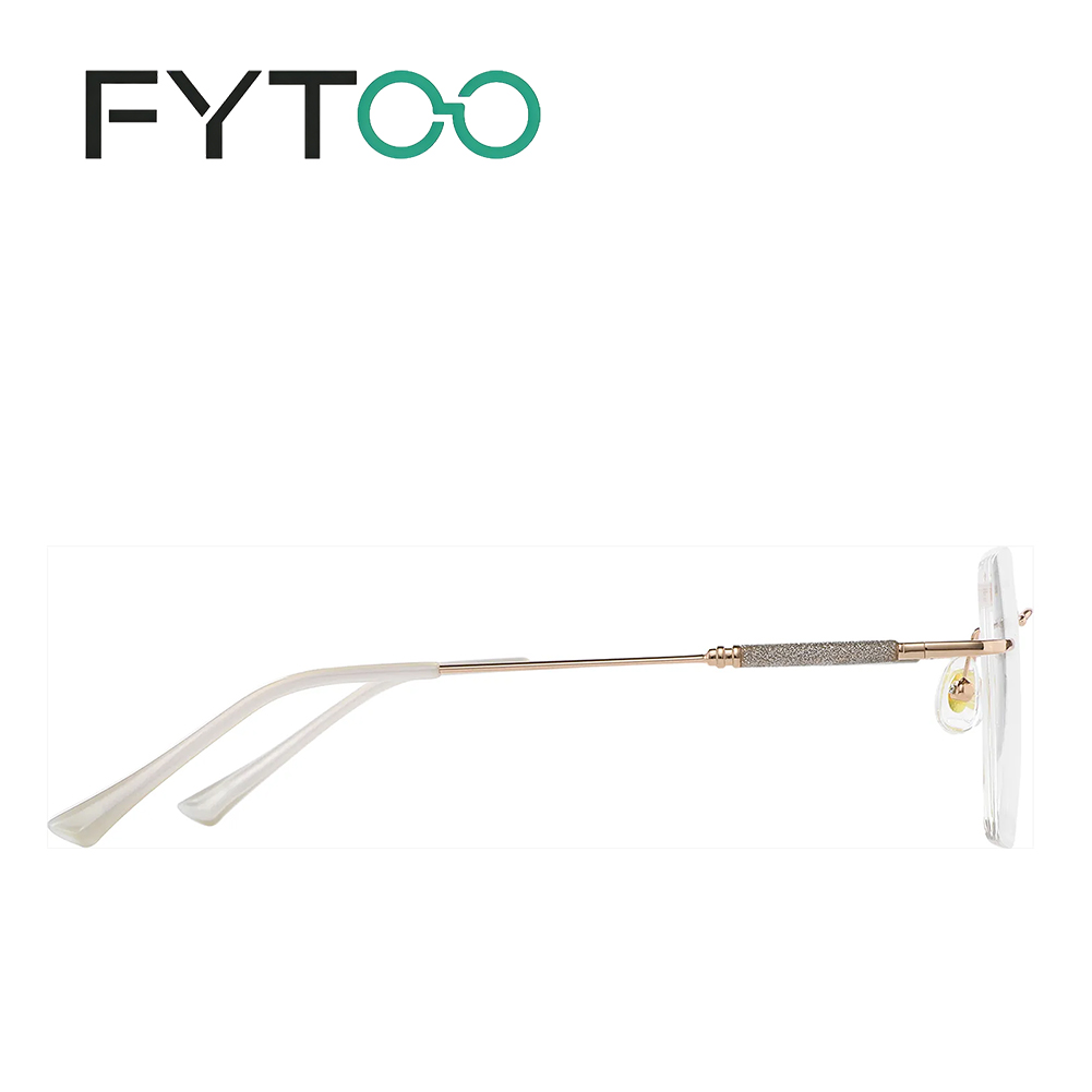 نظارات FYTOO للجنسين بلون ذهبي - مراجعة Men'S Fashion Non Prescription Glasses وسعره