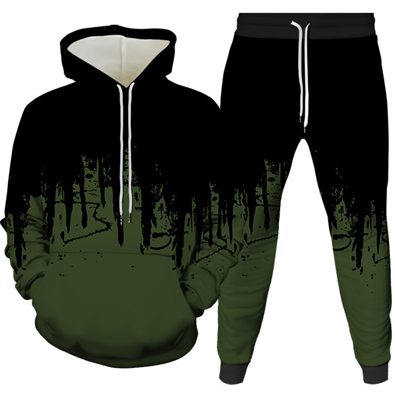 الحبر اللوحة ثلاثية الأبعاد مط - مراجعة Men'S Fashion Hoodie وسعره