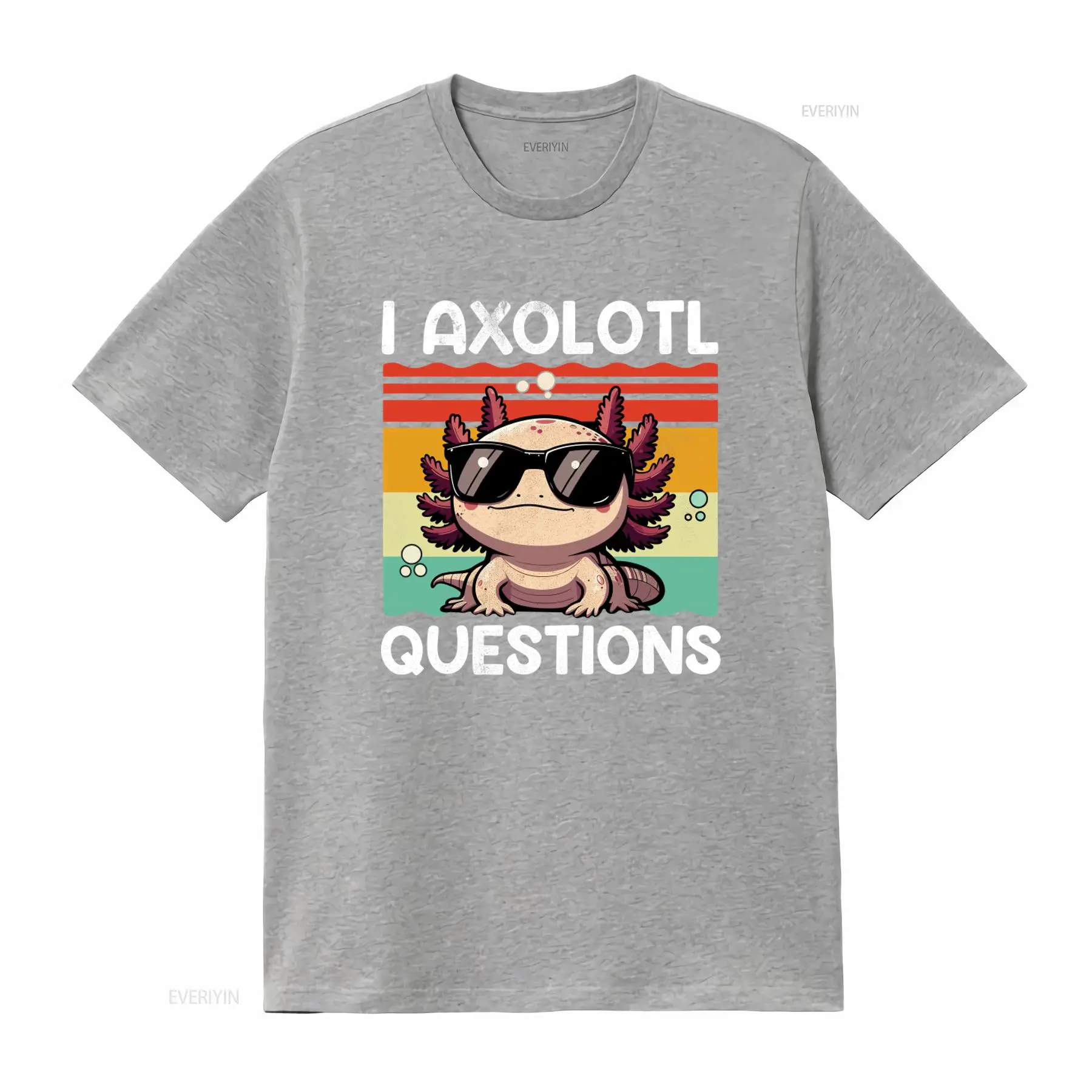 تي شيرت ريترو فينتاج I Axolotl - مراجعة Men'S Fashion Questions وسعره