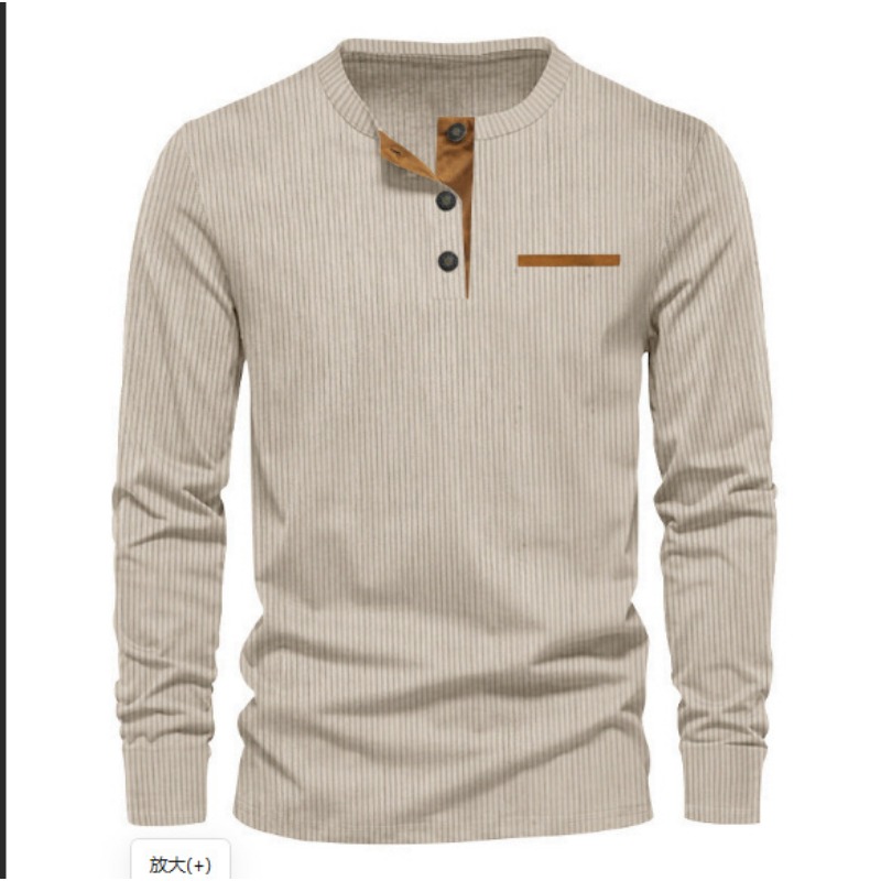 قميص رجالي بأكمام طويلة وياقة  - مراجعة Mens Fashion Clothes وسعره