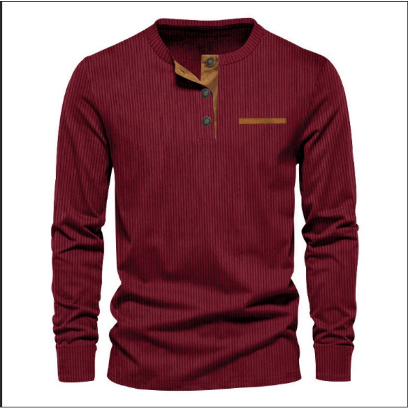 قميص رجالي بأكمام طويلة وياقة  - مراجعة Mens Fashion Clothes وسعره