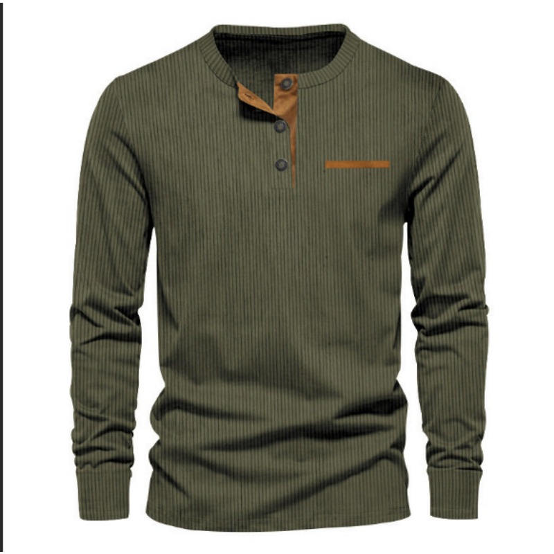 قميص رجالي بأكمام طويلة وياقة  - مراجعة Mens Fashion Clothes وسعره