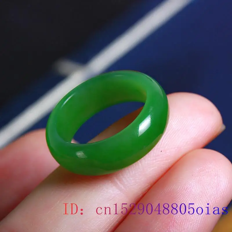 الطبيعية الخضراء Hetian اليشم  - مراجعة Men'S Fashion Rings وسعره
