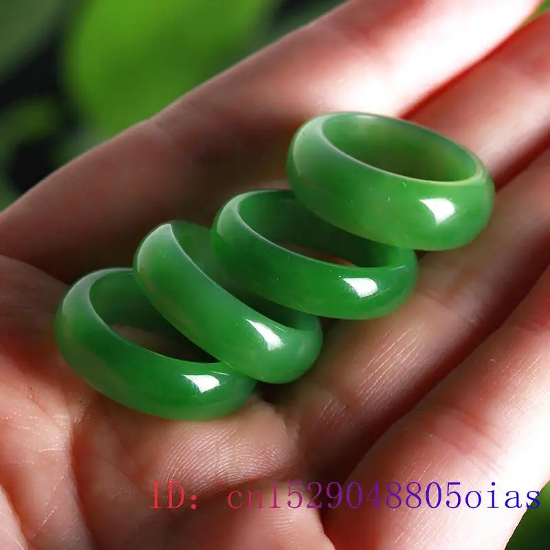 الطبيعية الخضراء Hetian اليشم  - مراجعة Men'S Fashion Rings وسعره